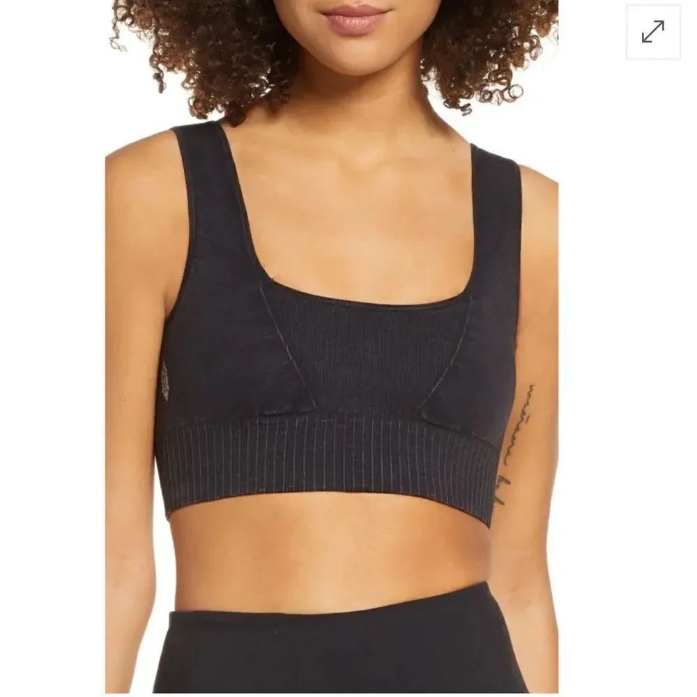 Free People Good Karma Square Neck Sports Bra Size XS/S